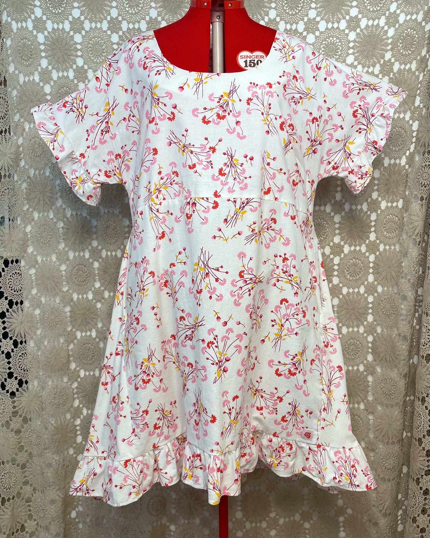 Ruffle Dress - Vintage Stems Size 24