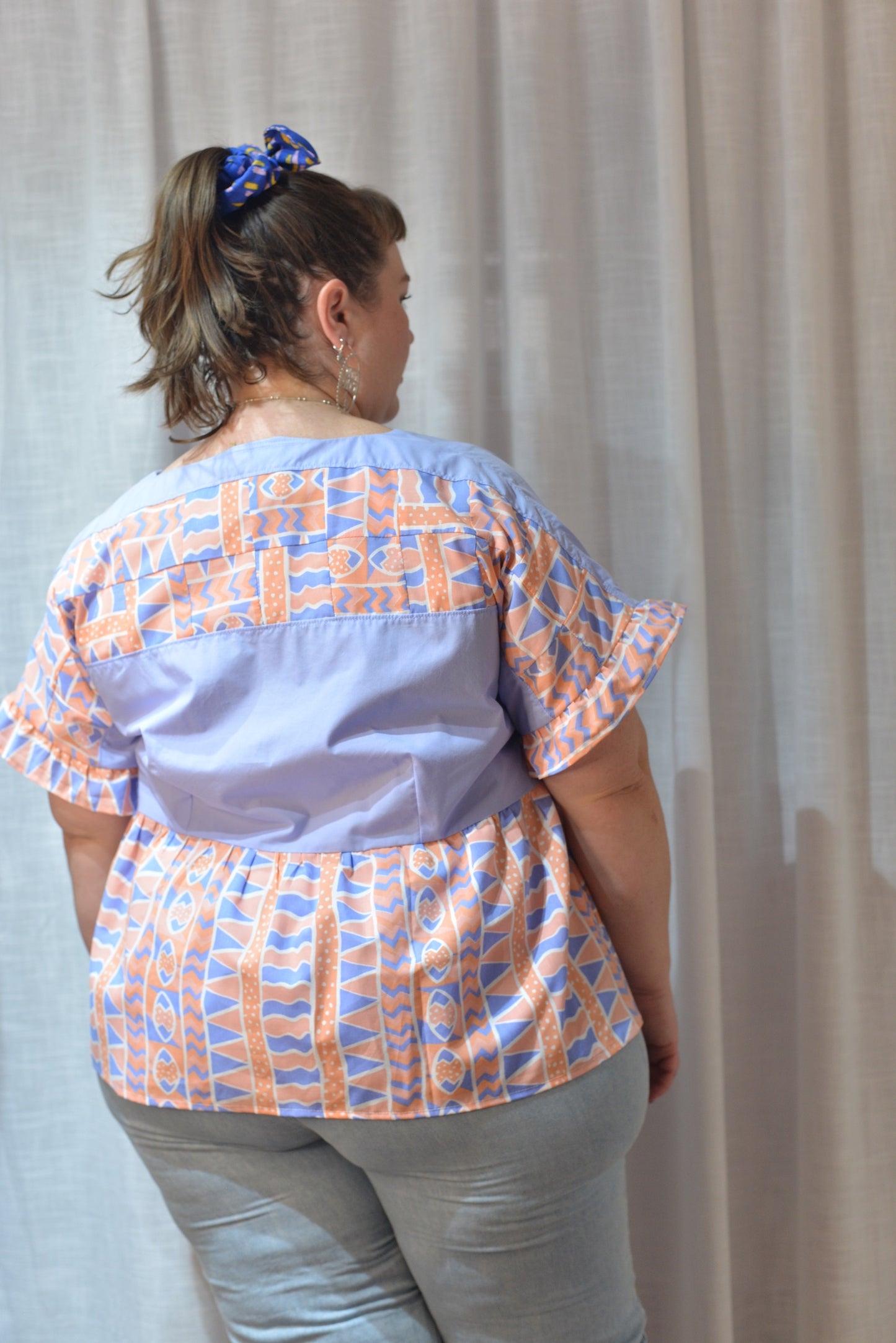 Peplum Top - Size 10 - Bouncy Balls