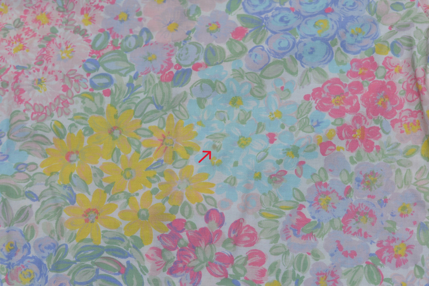 Tie Front Top - Matisse's Garden Size 20 (SECOND)