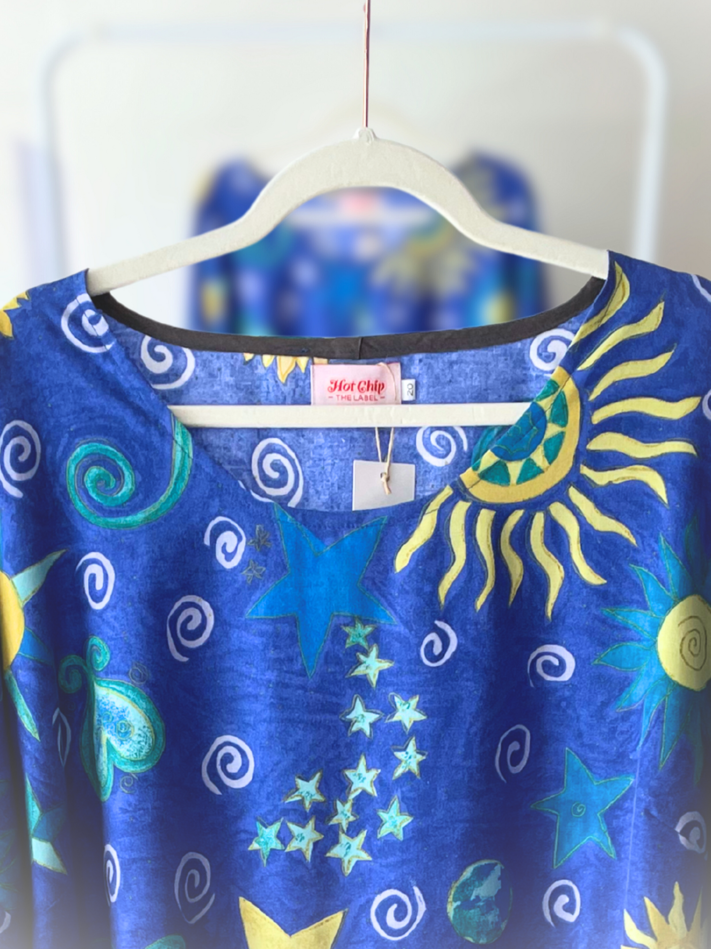 Dolman Sundress Long Sleeve - Size 20 - Y2K Celestial