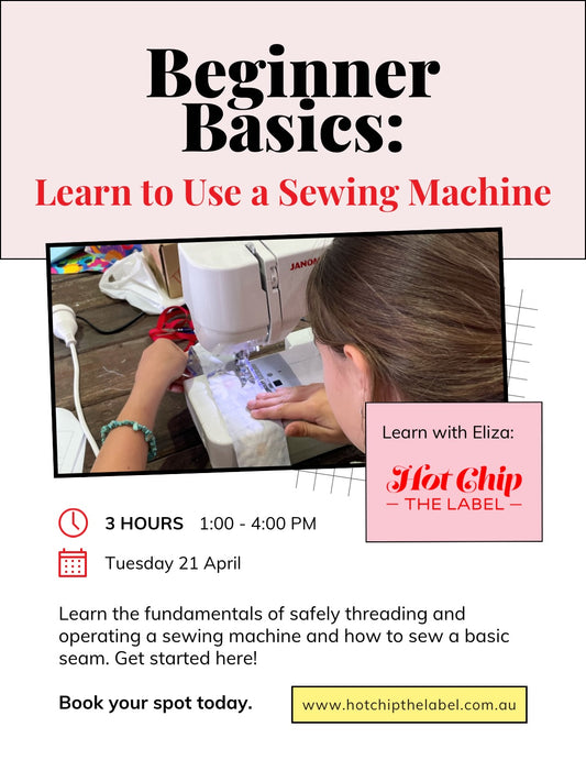 Beginner Basics: Learn to Use a Sewing Machine