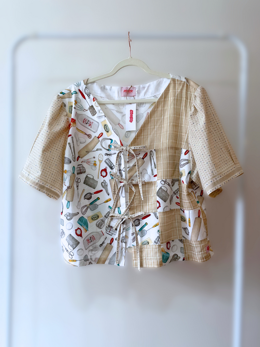 Tie Front Top - Size 24 - Baking Up a Storm