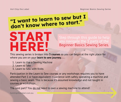 Beginner Basics: Learn to Sew with Knits Course