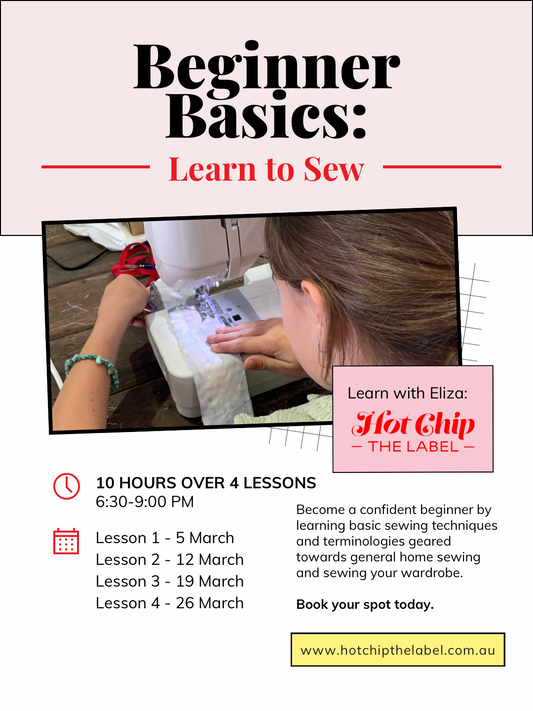 Beginner Basics: Learn to Sew Course