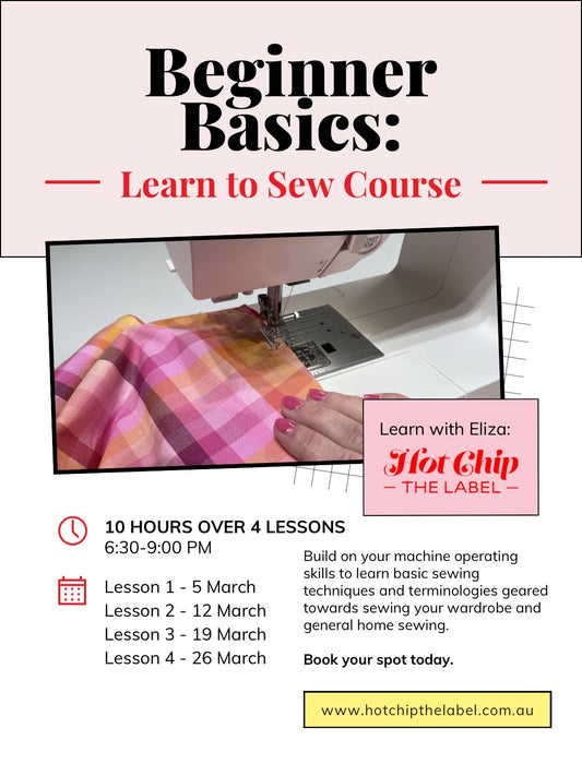Beginner Basics: Learn to Sew Course
