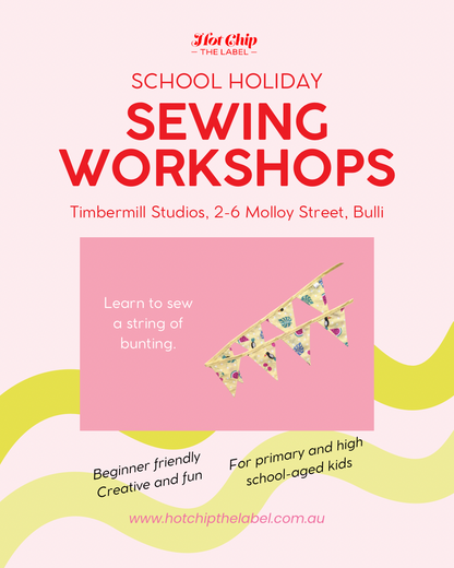 School Holidays: Learn to Sew a String of Bunting