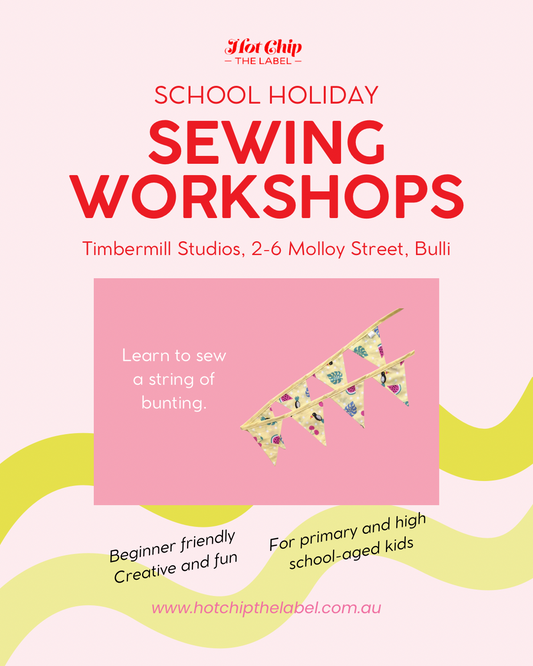 School Holidays: Learn to Sew a String of Bunting