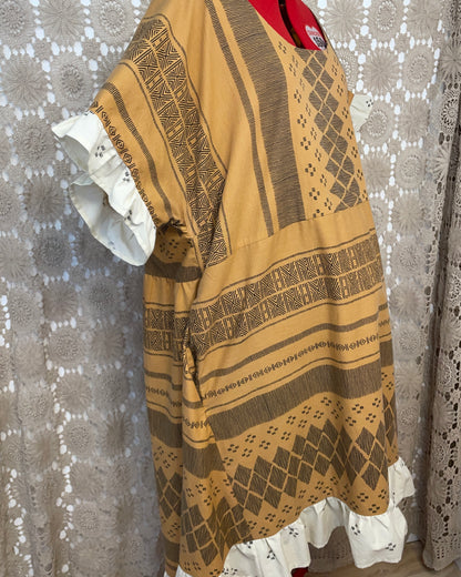Ruffle Dress - Terracotta Tile Size 30