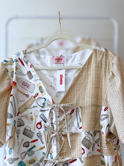 Tie Front Top - Size 24 - Baking Up a Storm