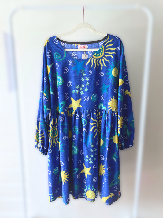 Dolman Sundress Long Sleeve - Size 20 - Y2K Celestial