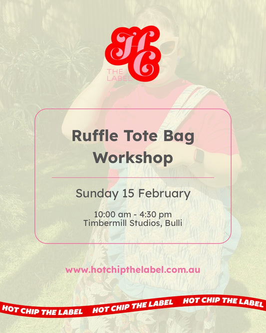 Ruffle Tote Bag Workshop