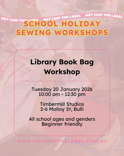 Kids Library Book Bag Workshop