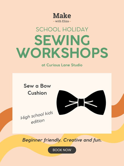 Sew a Bow Cushion (High School Kids Edition)